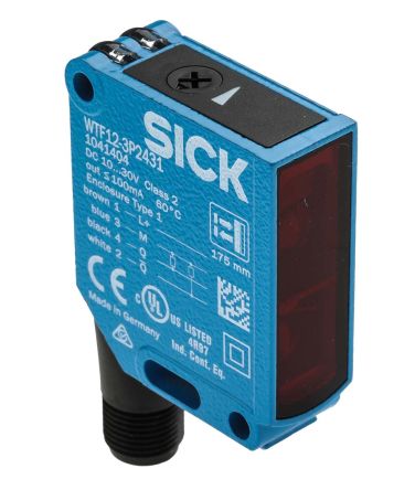 SICK Diffuse Photoelectric Sensor, Block Sensor