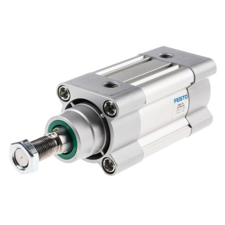 Festo Pneumatic Piston Rod Cylinder - 1376301 50 mm Bore, 25 mm DSBC Series, Double Acting Acting