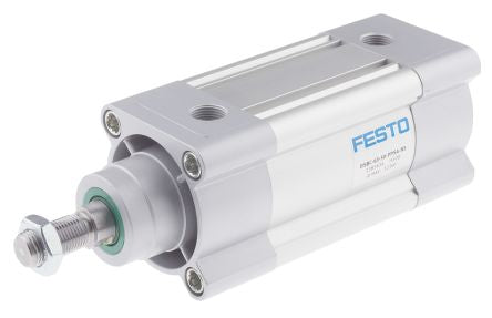 Festo Pneumatic Piston Rod Cylinder - 1383634 63 mm Bore, 50 mm DSBC Series, Double Acting Acting