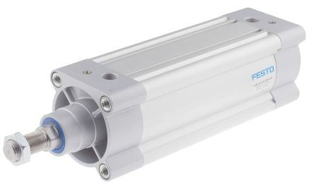 Festo Pneumatic Piston Rod Cylinder - 2126600 80 mm Bore, 300 mm DSBC Series, Double Acting Acting