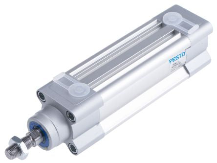 Festo Pneumatic Piston Rod Cylinder - 2123087 32 mm Bore, 60 mm DSBC Series, Double Acting Acting