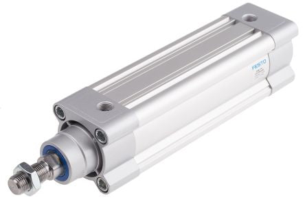 Festo Pneumatic Piston Rod Cylinder - 1376308 50 mm Bore, 125 mm DSBC Series, Double Acting Acting