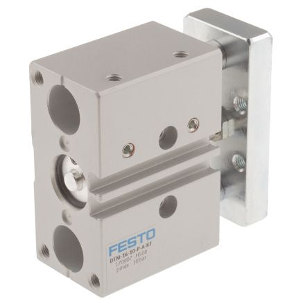 Festo Pneumatic Guided Cylinder - 170907 16 mm Bore, DFM Series, 10 mm Double Acting Acting
