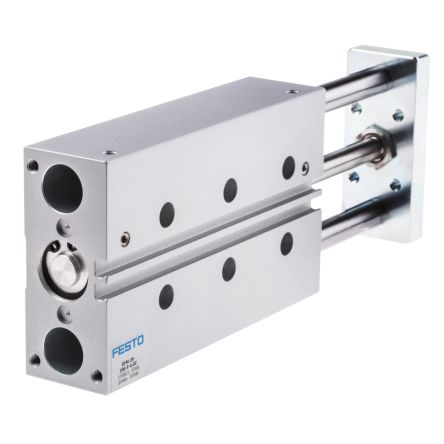 Festo Pneumatic Guided Cylinder - 170921 20 mm Bore, DFM Series, 100 mm Double Acting Acting