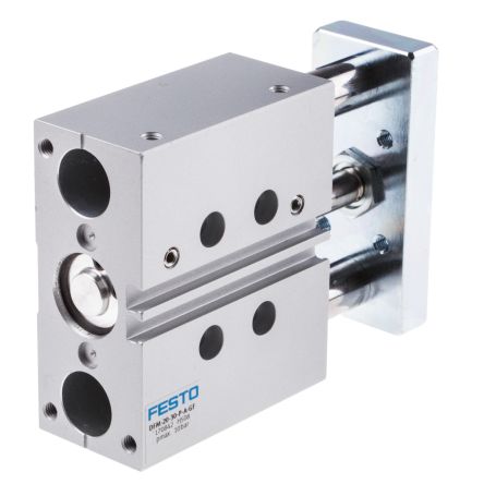 Festo Pneumatic Guided Cylinder - 170842 20 mm Bore, DFM Series, 30 mm Double Acting Acting
