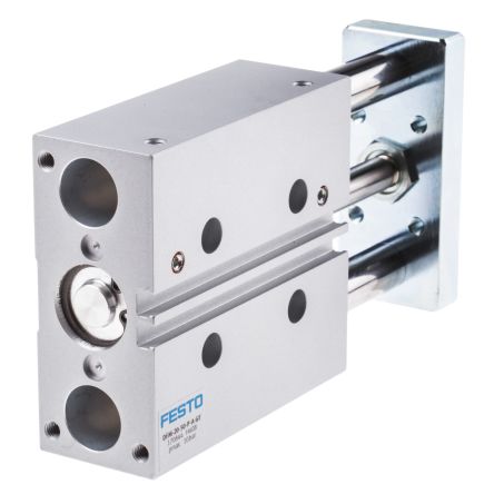 Festo Pneumatic Guided Cylinder - 170844 20 mm Bore, DFM Series, 50 mm Double Acting Acting