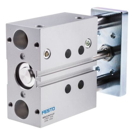 Festo Pneumatic Guided Cylinder - 170850 25 mm Bore, DFM Series, 40 mm Double Acting Acting