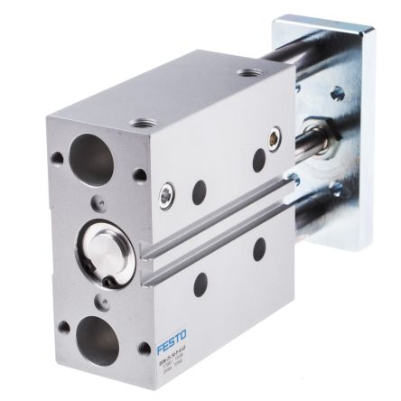 Festo Pneumatic Guided Cylinder - 170851 25 mm Bore, DFM Series, 50 mm Double Acting Acting