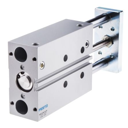 Festo Pneumatic Guided Cylinder - 170927 25 mm Bore, DFM Series, 80 mm Double Acting Acting