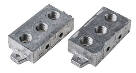 Festo NEV series 3 station G Manifold End Base for use with Standard Valves, 10174