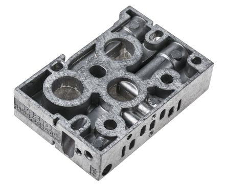 Festo NAW series 2 station G Sub-Base for use with Solenoid Valves, VSPA Pneumatic Valves, 161110