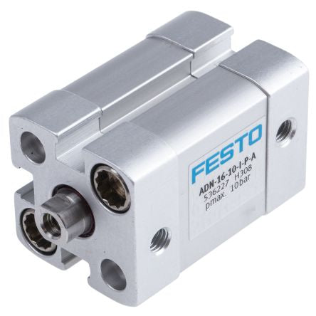 Festo Pneumatic Cylinder - 536227 16 mm Bore, 10 mm ADN Series, Double Acting Acting