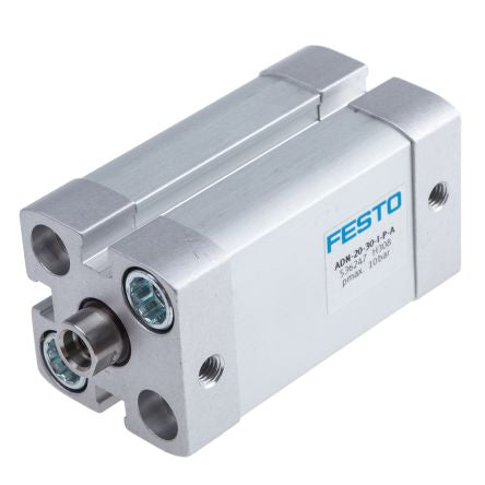 Festo Pneumatic Cylinder - 536247 20 mm Bore, 30 mm ADN Series, Double Acting Acting