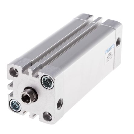 Festo Pneumatic Cylinder - 572654 32 mm Bore, 80 mm ADN Series, Double Acting Acting