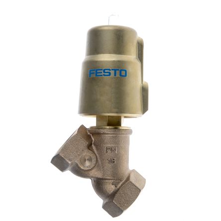 Festo Angle Seat type Pneumatic Valve, 10 bar 1 in