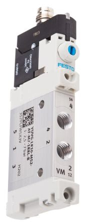 Festo Solenoid Valve - 5/2 Solenoid/Spring Metric VUVG  Series 24V dc