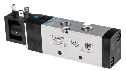 Festo Solenoid Valve - 5/2 Solenoid/Spring G VUVS  Series 24V dc