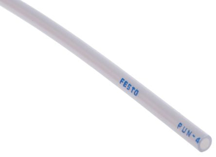 Festo Compressed Air Pipe Silver Polyurethane 4 mm 50 m PUN Series, 152584