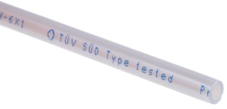 Festo Compressed Air Pipe Silver Polyurethane 6 mm 50 m PUN Series, 152586
