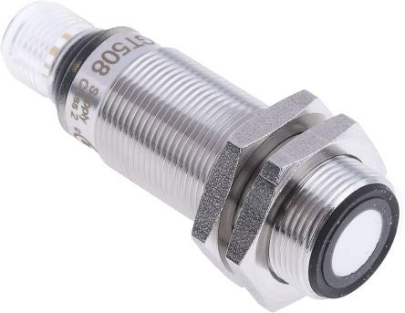 ifm electronic UGT508 Threaded Barrel Ultrasonic Proximity Sensor UGT508, M18 x 1 1200 mm 100mA 0/10 V 3V 30 V dc