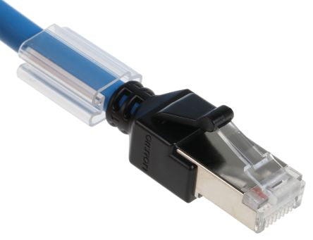 Omron XS6, 10 m Cat6a Ethernet Cable, Blue, Shielded 8 Screened Low Smoke Zero Halogen Sheath