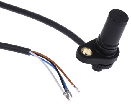 ifm electronic Hall Effect Sensor Cable, NPN Output, Barrel Body, 30 V dc 3V
