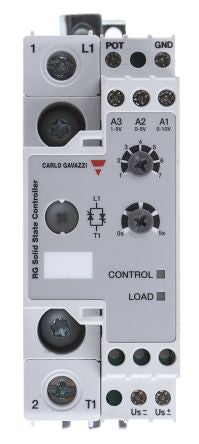 Carlo Gavazzi RGC1P DIN Rail, Panel Power Controller AC 250V Analogue