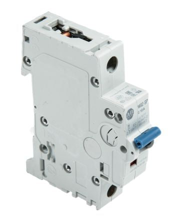 Allen Bradley 1492-SPM Miniature Circuit Breaker, 1-Pole, 10A, Type C, 277V ac AC, 48 V dc DC, 10 kA Breaking Capacity