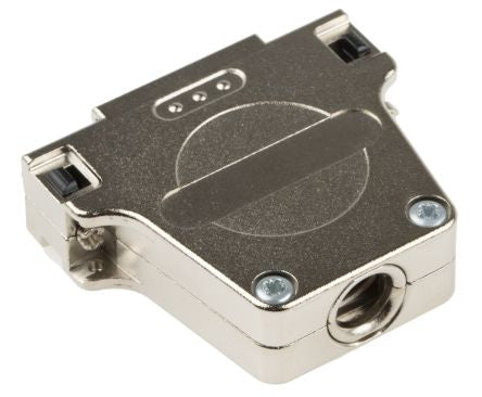 Phoenix Contact DSSC Series Die Cast Zinc Straight D-Sub Backshell, 25 Way Strain Relief