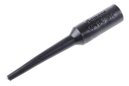 Fluke Black Test Connector Adapter With Brass, Copper contacts and Nickel, Gold Plated