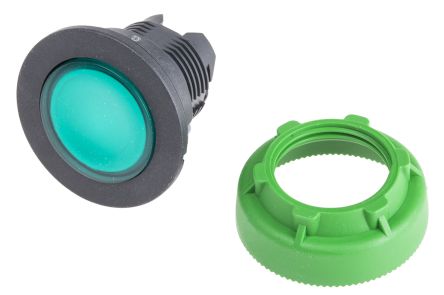 Schneider Electric Harmony XB5 Series Green Momentary Push Button Head, 30 mm Cutout, IP66, IP67, IP69K