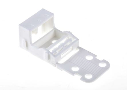 WAGO, 221 Wire Splice Connector, White, Uninsulated