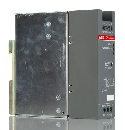 ABB CP-C.1 Switched Mode DIN Rail Power Supply 250 V dc, 240V ac AC/DC Input 24V dc, 5 A Output DC 120 W