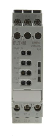 Eaton Monitoring Relay, 1 Phase, 24/240 V ac Monitor Range, CO, DIN Rail, 24V ac, 240 V ac 240 V ac