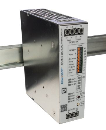 Phoenix Contact 18V dc, 30 V dc Input DIN Rail Uninterruptible power supply, QUINT4 740 W QUINT UPS