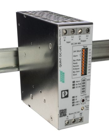 Phoenix Contact 18V dc, 30 V dc Input DIN Rail Uninterruptible power supply, QUINT4 1.12 kW