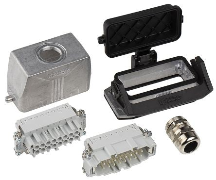 Phoenix Contact, HC, Heavy Duty Power Connector Kit, 16 Way, 16A