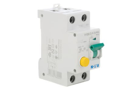 Eaton Residual Current Circuit Breaker with Overload Protection, 16A Current Rating, 1-Pole, 30 mA Trip Sensitivity,