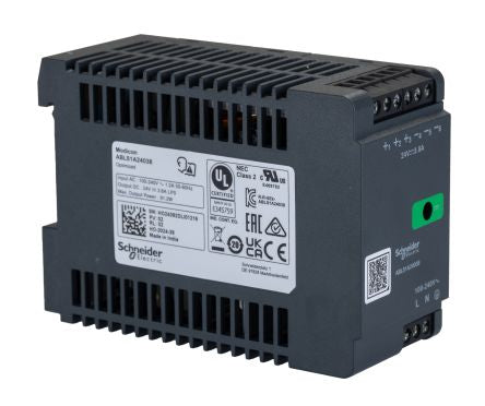 Schneider Electric Modicon ABL Power Supply DIN Rail Power Supply 240V ac AC Input 24V dc, 3.8 A Output DC 91.2 W