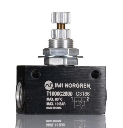 Norgren T1000 Series Flow Regulator (Uni-Directional) Flow Regulator