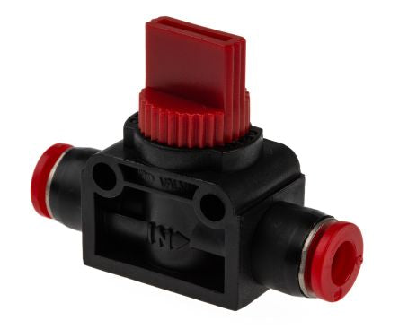 Norgren Manual Pneumatic Manual Control Valve Pneufit C Series, Push-in Push In 6 mm, III B