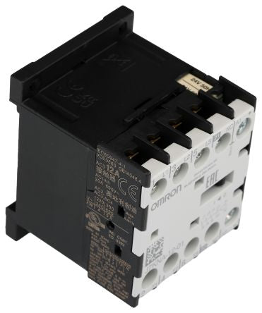 Omron J7KNA Contactor, 24V Coil, 3-Pole, 12 A, 5.5 kW, 3 NO