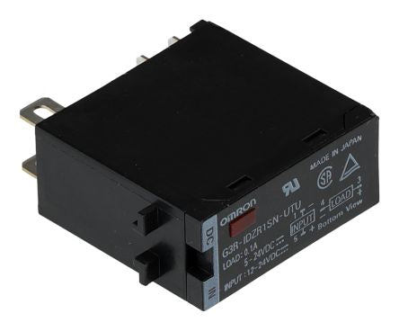 Omron G3R Series Solid State Relay, 100 mA Load, Plug-in Mount, 32 V Load