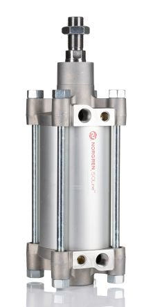 Norgren Double Acting Cylinder - 80 mm Bore, 100 mm 217.5 mm Series, Double Acting Acting