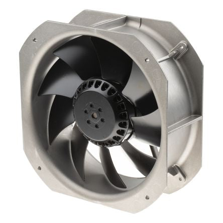 ebm-papst W2E200H Series Axial Fan, 230V ac, 935 m³/h, 64 W, 0.36 A Max, IP22 225 mm, 225mm, 80 mm