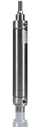 Norgren Pneumatic Roundline Cylinder - RT/57232/M/125 32 mm Bore, 125 mm RT57200M Series, Double Acting Acting