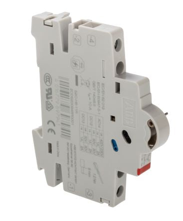 ABB Auxiliary Contact, 2 Contact, NO/NC, S2C, Side, 2CDS200946R0001 S2C-H6-11R