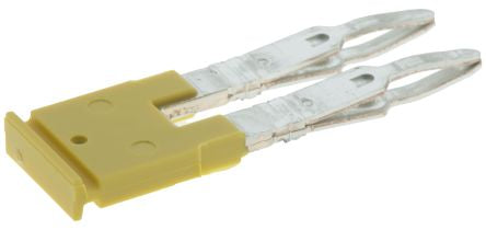 Weidmüller ZQV Series Jumper Bar for Use with DIN Rail Terminal Blocks