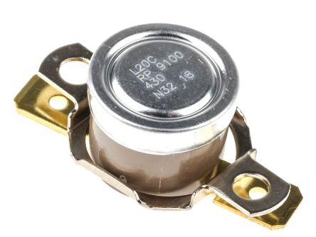 Honeywell Bi-Metallic Thermostat, Closes at 10 °C, 186 °C Max, Automatic Reset, SPST, 10 A, Bracket, Terminal