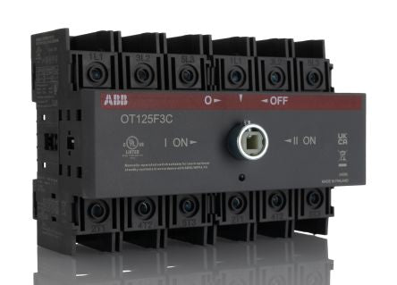 ABB 3-Pole Base Changeover Switch -, IP20, 0A
